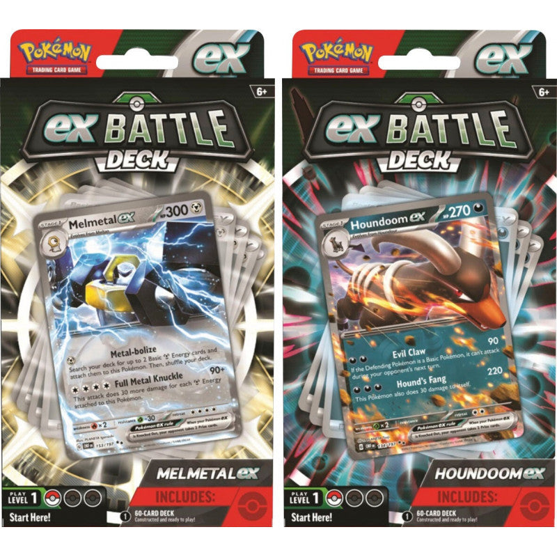 pokemon card houndoom ex Pokemon TCG Melmetal/Houndoom EX Battle Deck