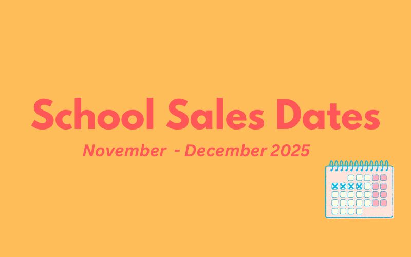School Sales Dates 2025