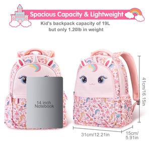 Pattern Print Primary School backpack
