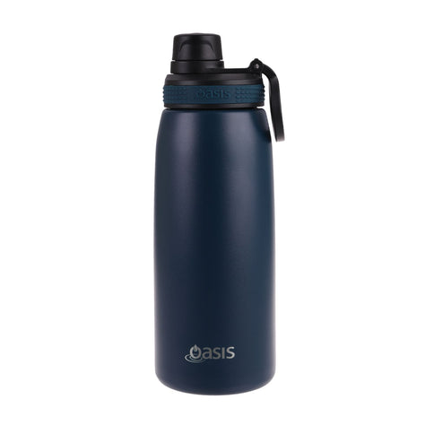 Oasis Stainless Steel Insulated Sports Water Bottle with Screw Cap 780ML (NAVY)