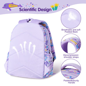 Pattern Print Primary School backpack