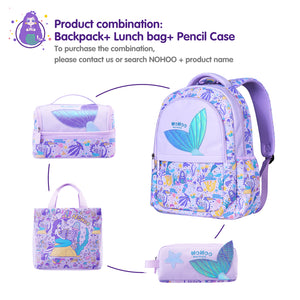 Pattern Print Primary School backpack