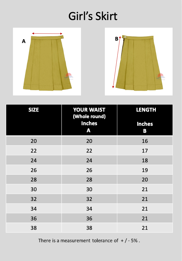 YNPS Girl's Skirt