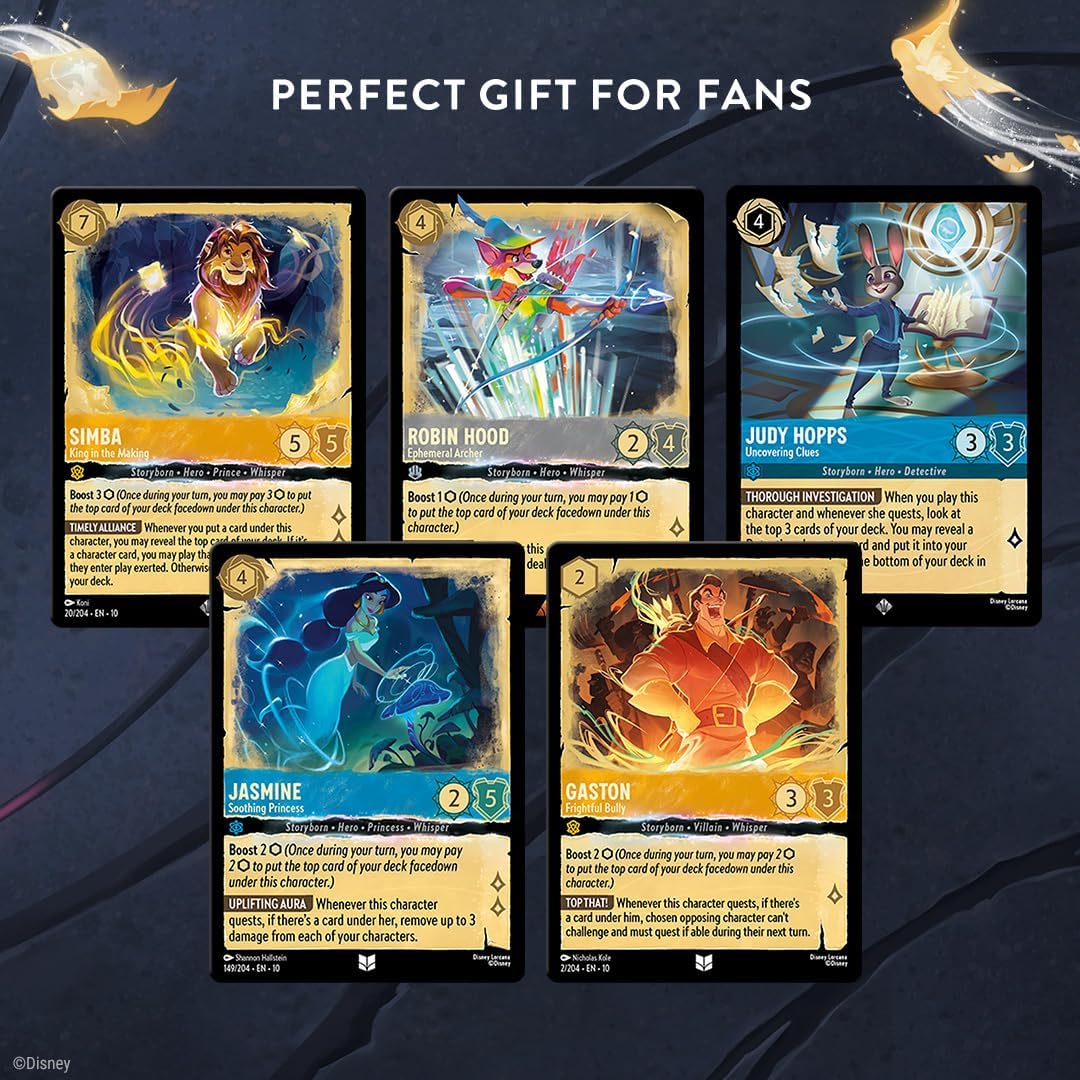 Disney Lorcana - Set 10 - Whispers in the Well - Sleeved Booster Pack