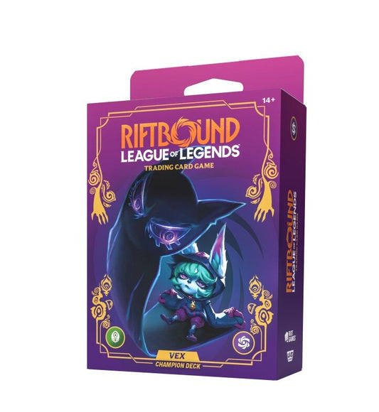 RIFTBOUND: LEAGUE OF LEGENDS TCG - Unleashed Champion Deck: Vex Display