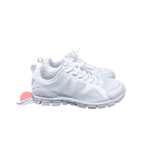 SPIKE White Kids School Shoes -  Lace