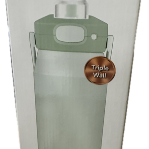 Oasis Ceramic Stainless Steel Triple Wall Capri Quick Release Drink Bottle 1L