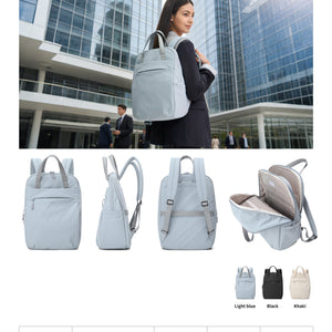Aoking Waterproof Executive Backpack with Suitcase Strap and Anti-Theft Pocket XN58788F