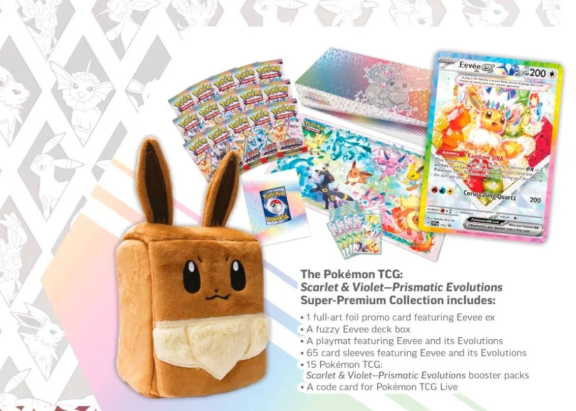 Pokemon Scarlet & Violet Prismatic Evolutions Super Premium Collection