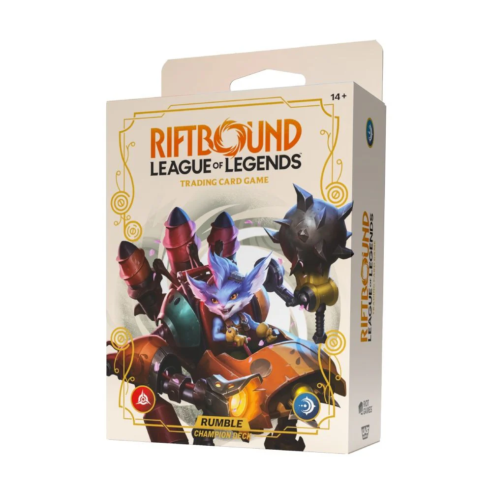 RIFTBOUND: LEAGUE OF LEGENDS TCG - Spiritforged Champion Deck: Rumble Display