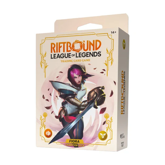 RIFTBOUND: LEAGUE OF LEGENDS TCG - Spiritforged Champion Deck: Fiora Display