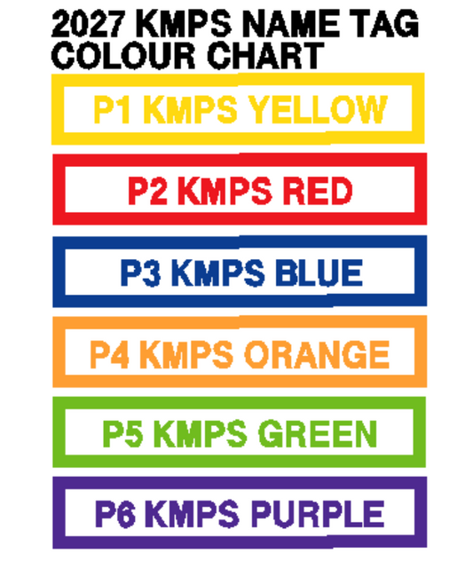 KMPS NAMETAGS (WITH POSTAGE)