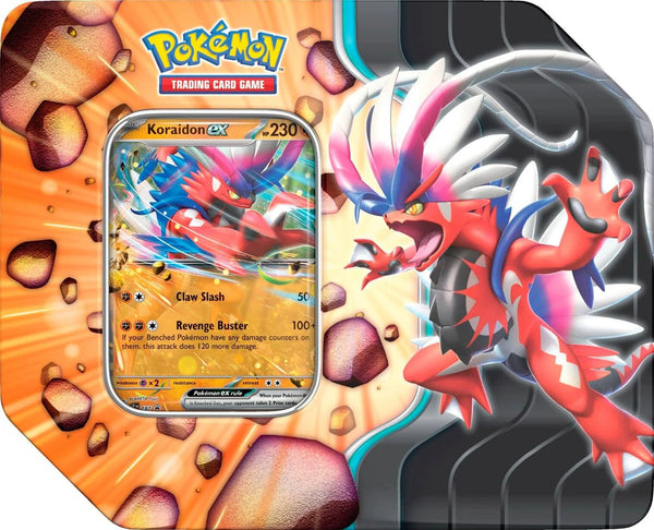 Pokemon TCG: Slashing Legends EX Tin 5 Packs