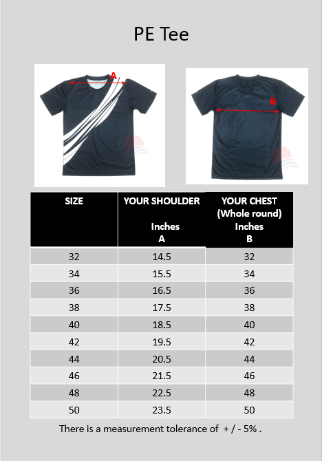 PCSS PE Tee *NEW for Year 2024 Sec 1s*