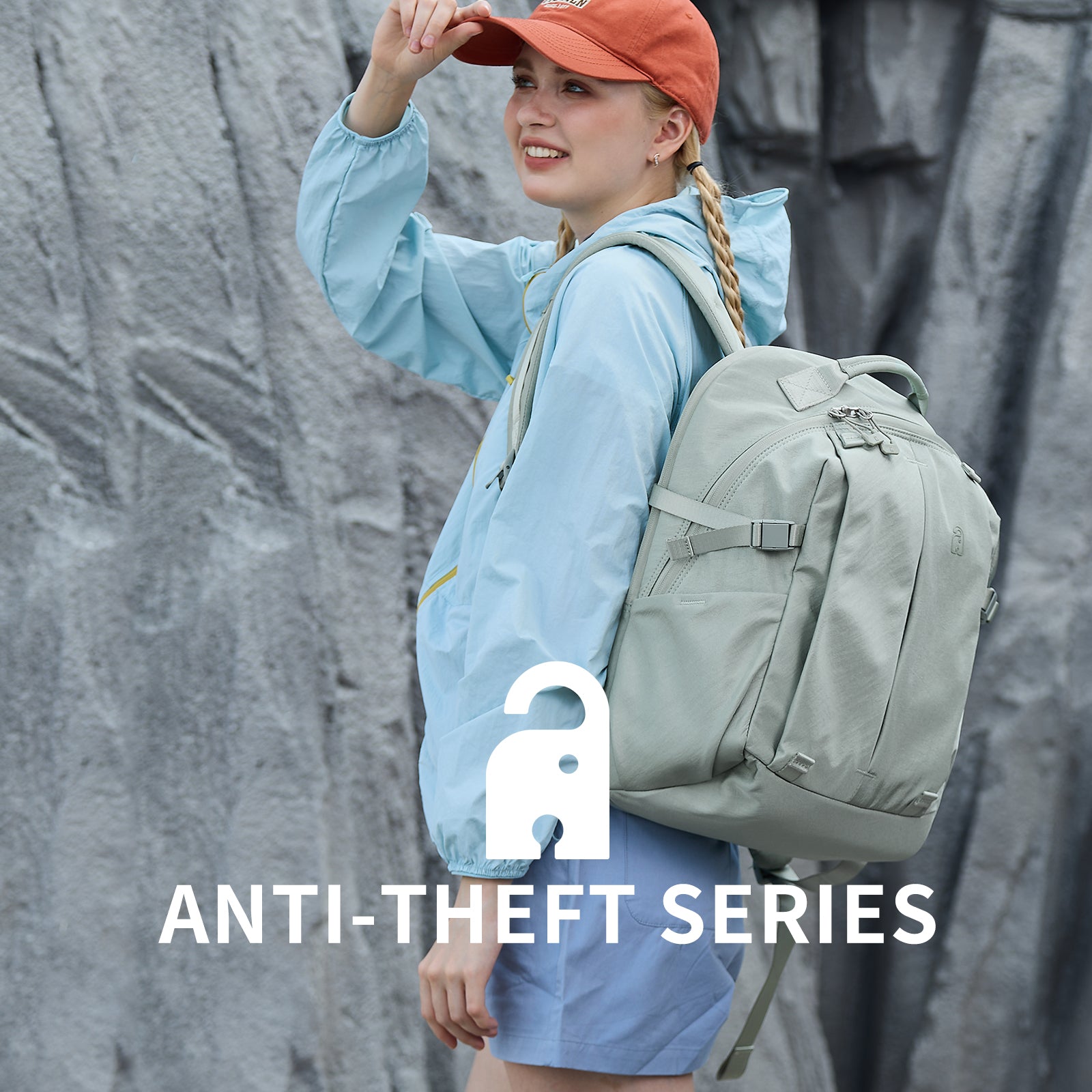 Aoking Extra Security Travel Backpack XN58442F