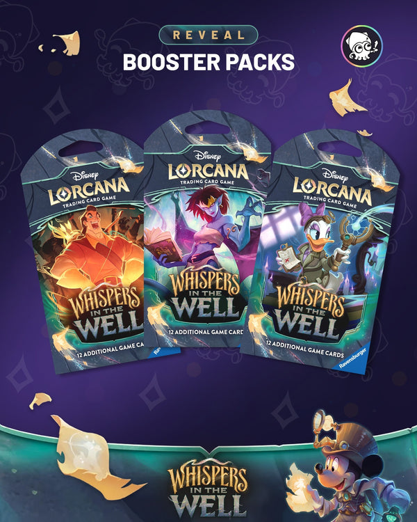 Disney Lorcana - Set 10 - Whispers in the Well - Sleeved Booster Pack