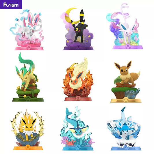 Carton of 9 Pokémon Eevee Adventure Series Blind Box