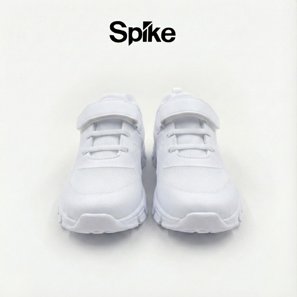 white nike shoes with velcro strap
