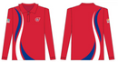 SPARKLETOTS STAFF LONG SLEEVE POLO SHIRT (RED)