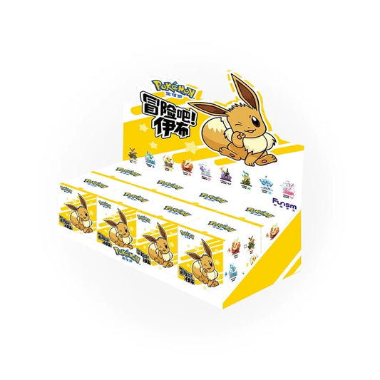 Carton of 9 Pokémon Eevee Adventure Series Blind Box