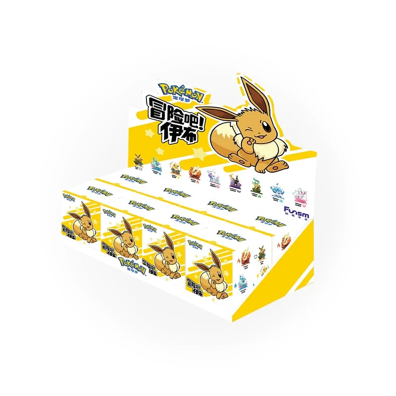 Carton of 9 Pokémon Eevee Adventure Series Blind Box