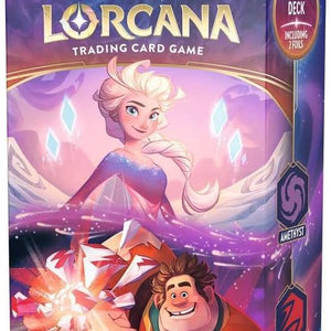 Disney Lorcana - Set 5 - Shimmering Skies: Elsa & Ralph (Amethyst & Ruby) Single-Player Deck