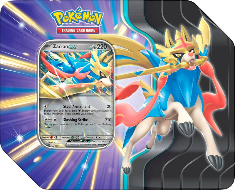 Pokemon TCG: Slashing Legends EX Tin 5 Packs