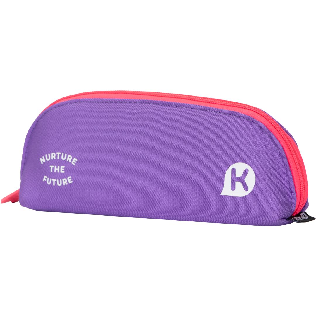 KAGS IZZY Series Pouch Type Pencil Case - Purple
