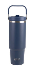 Oasis Stainless Steel Insulated Voyager Carry Tumbler With Sipper Straw 900ML / 32oz