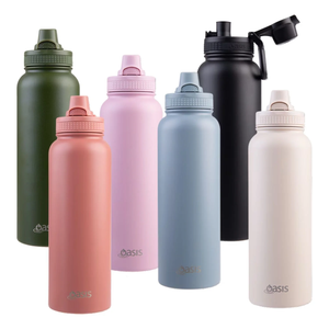 Oasis Stainless Steel Thermal Sports Bottle Quick Release 1.1L