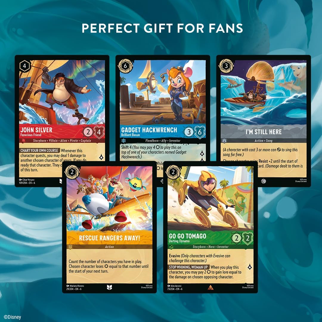 Disney Lorcana - Set 6 - Azurite Sea - Booster Box Disney Lorcana - Set 6 - Azurite Sea - Booster Box