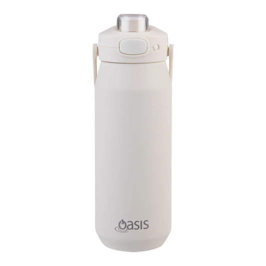 Oasis Ceramic Stainless Steel Triple Wall Capri Quick Release Drink Bottle 750ML