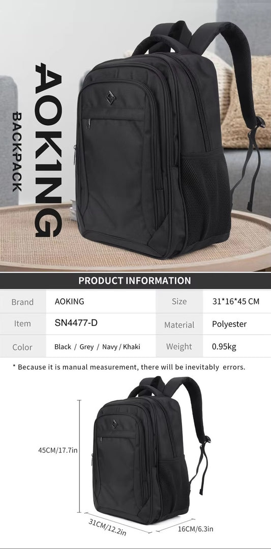 Aoking Laptop Backpack Black SN4477-D