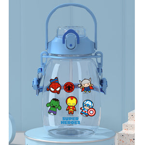 Princess Sofia / Marvel's Super Heroes Tritan Water Bottles w Strap 450ml