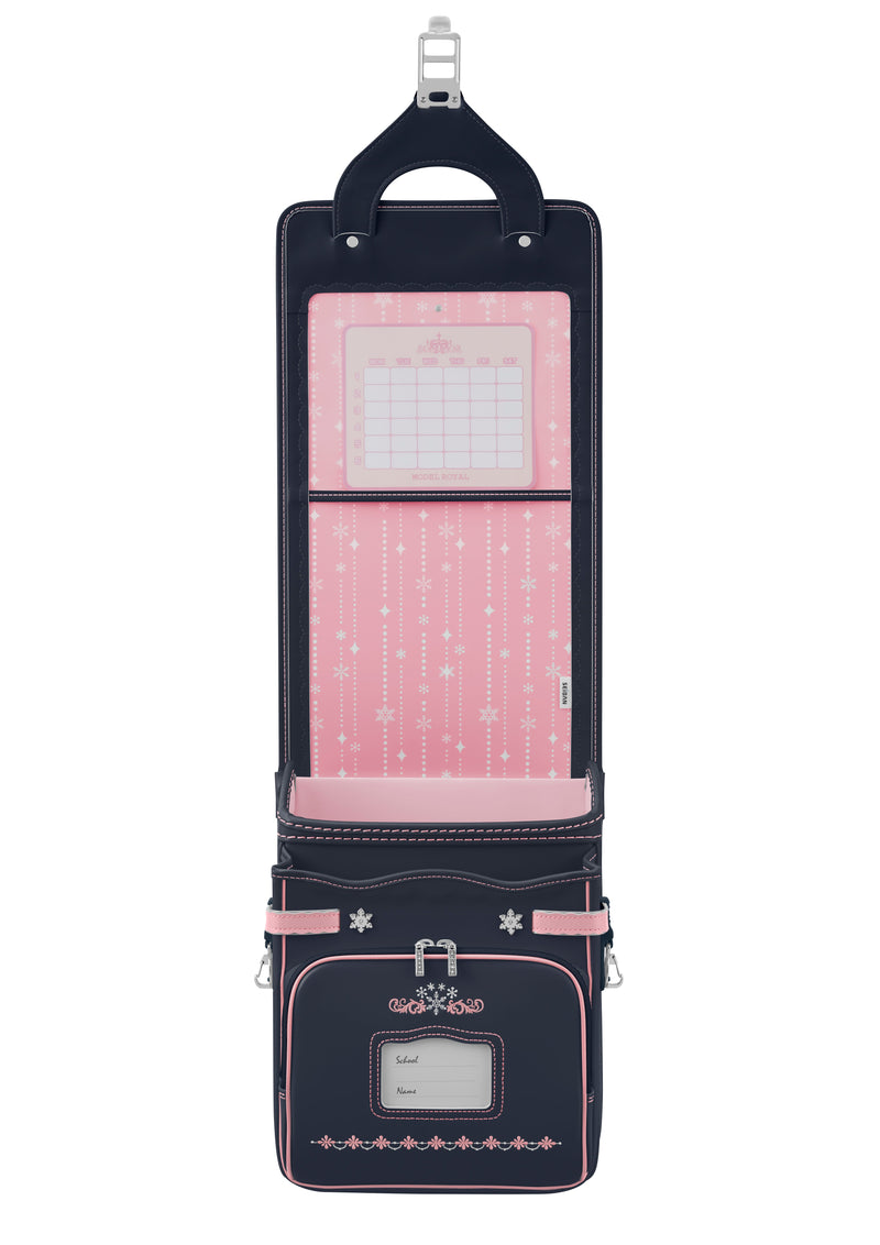 Navy x Baby Pink Model Royal Crystal Randoseru