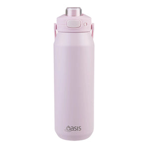 Oasis Ceramic Stainless Steel Triple Wall Capri Quick Release Drink Bottle 1L