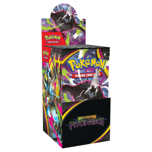Pokémon TCG: Mega Evolution-Pitch Black Enhanced Booster Display Box (18 Packs)