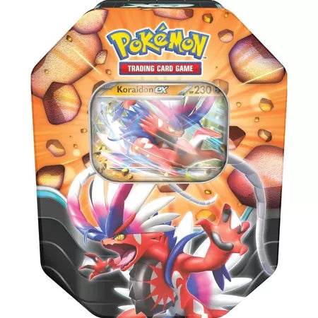 Pokemon TCG: Slashing Legends EX Tin 4 Packs