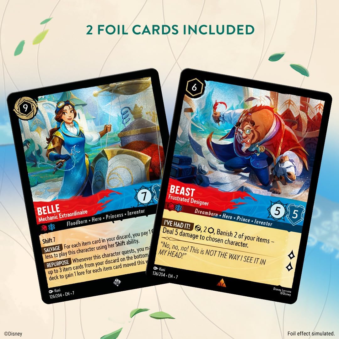 Disney Lorcana - Set 7 - Archazia's Island: Belle & Beast (Ruby & Sapp Disney Lorcana - Set 7 - Archazia's Island: Belle & Beast (Ruby & Sapp