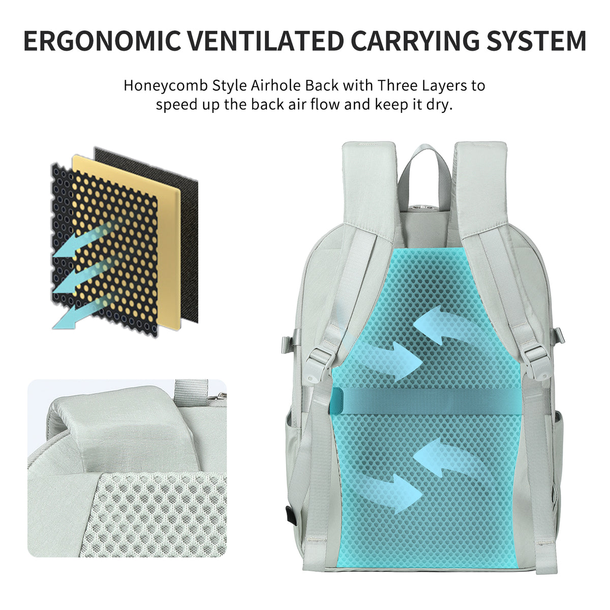 Aoking Extra Security Travel Backpack XN58442F