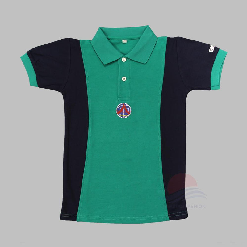 ADPS Green PE T-Shirt front view