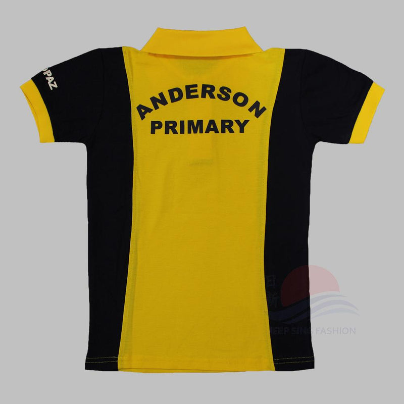 ADPS Yellow PE T-Shirt (Back view)