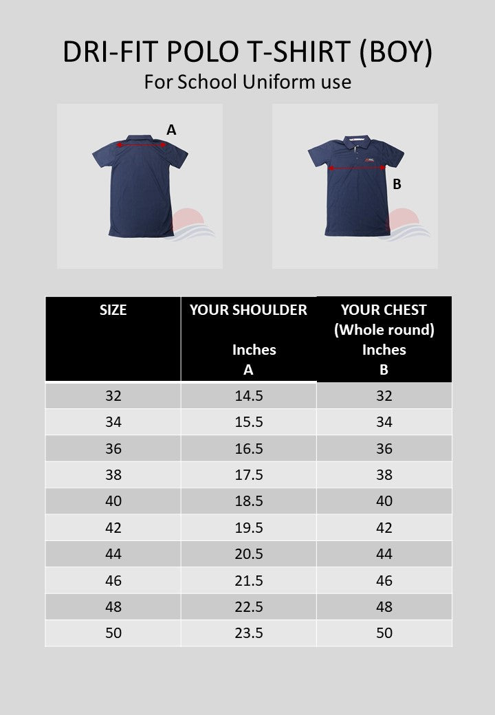 SST Dri-fit Polo T-Shirt (Boy)