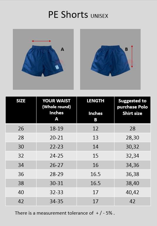 XMPS PE Shorts (Unisex)