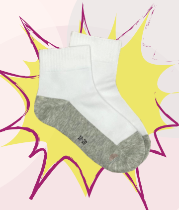 Bundle of 5 Pairs of Basic Preschool Socks