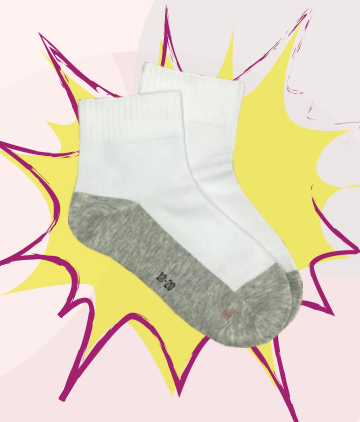 Basic White Socks - Preschool