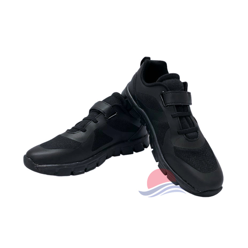 Black School Shoes - Velcro